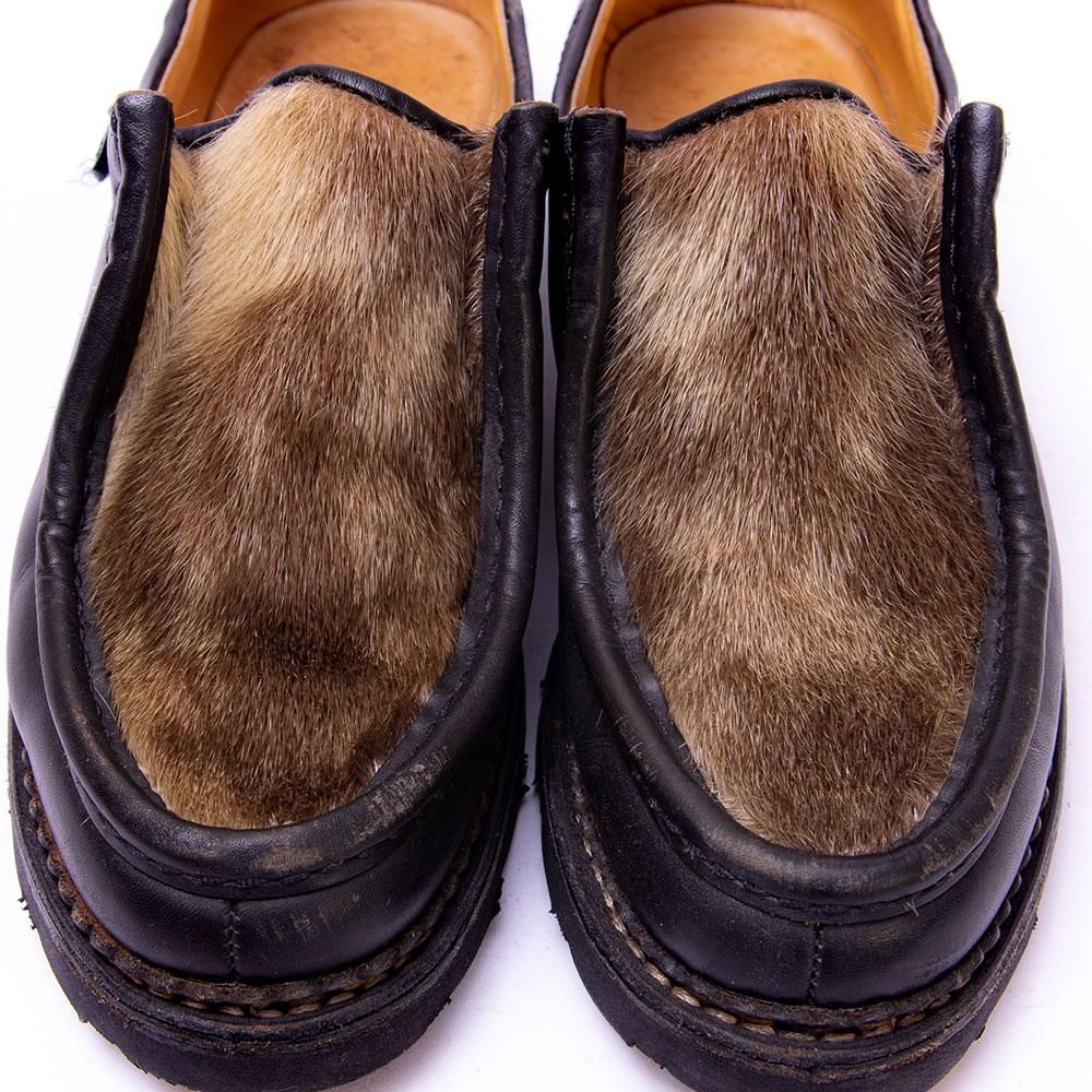 パラブーツ MICHAEL(ミカエル)フォック ブラック リスレザー デカタグ