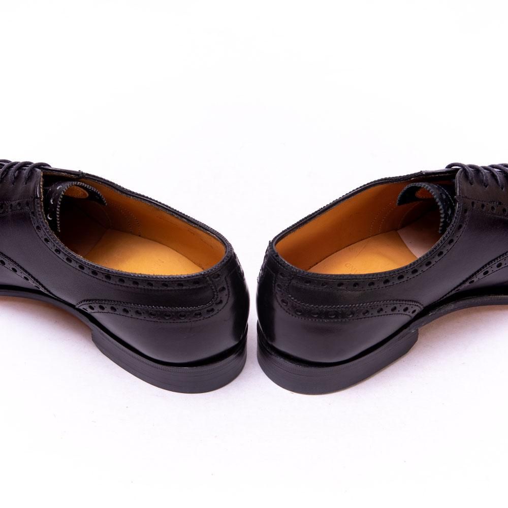 グレンソン セミブローグ ブラック FOOTMASTER サイズ6.5 - 中古革靴