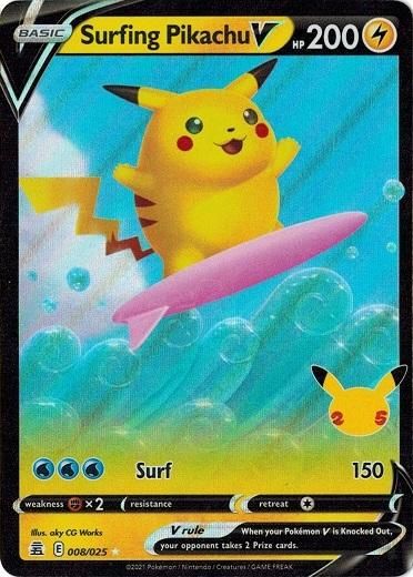 なみのりピカチュウV/Surfing Pikachu V【海外版】 - トレカ道