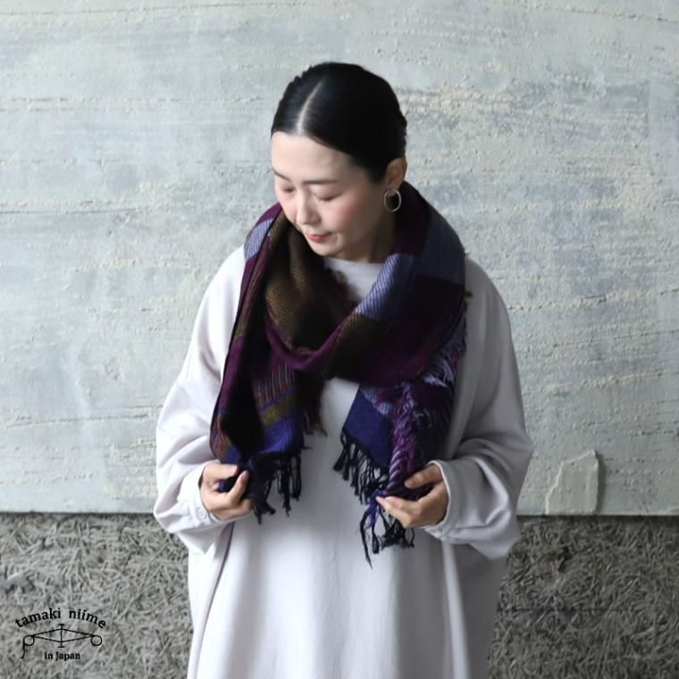 tamaki niime（タマキ ニイメ）玉木新雌 JQ shawl MIDDLE 01