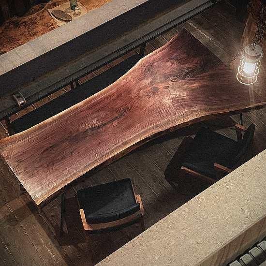 NO31 ウォールナット一枚板 ｜一枚板テーブル 通販｜大阪｜一枚板