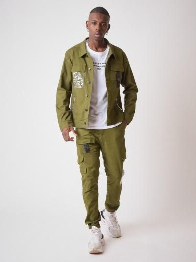 プロジェクトエックスパリス シースルーポケット ジャケット カーゴ