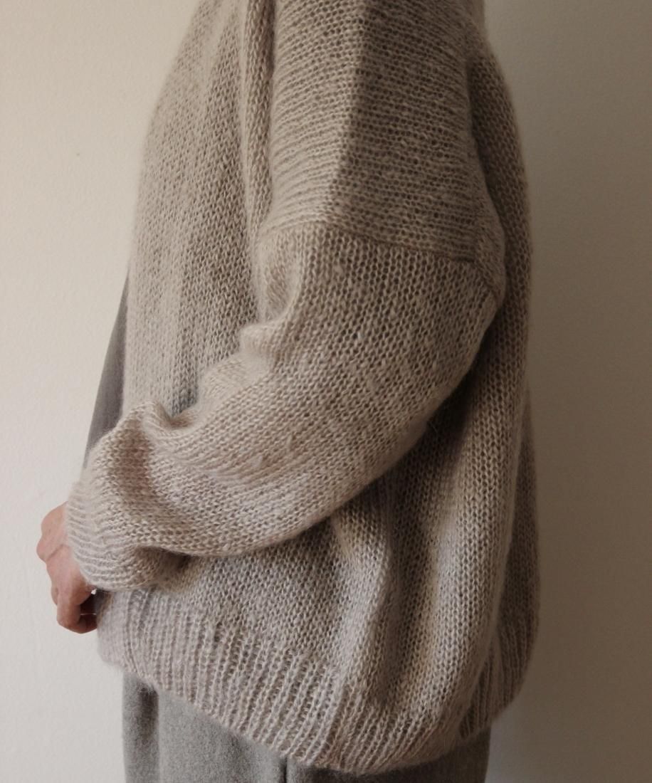 evam eva E233K024 モヘアシルクカーディガン - タチバナストア