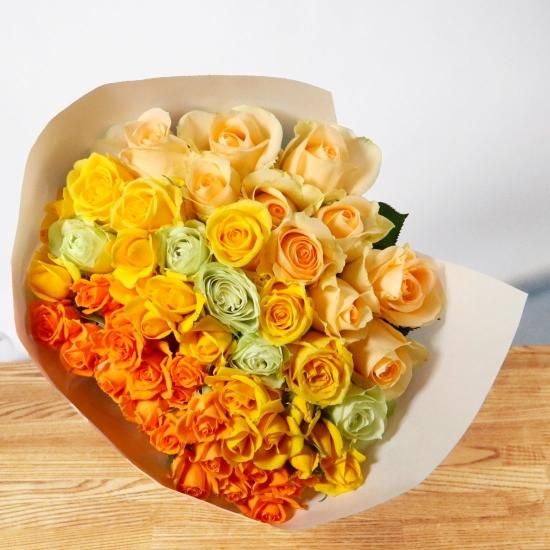 南大隅町産 バラのブーケ | 富田バラ園 - 【かごしまぐるり】鹿児島の