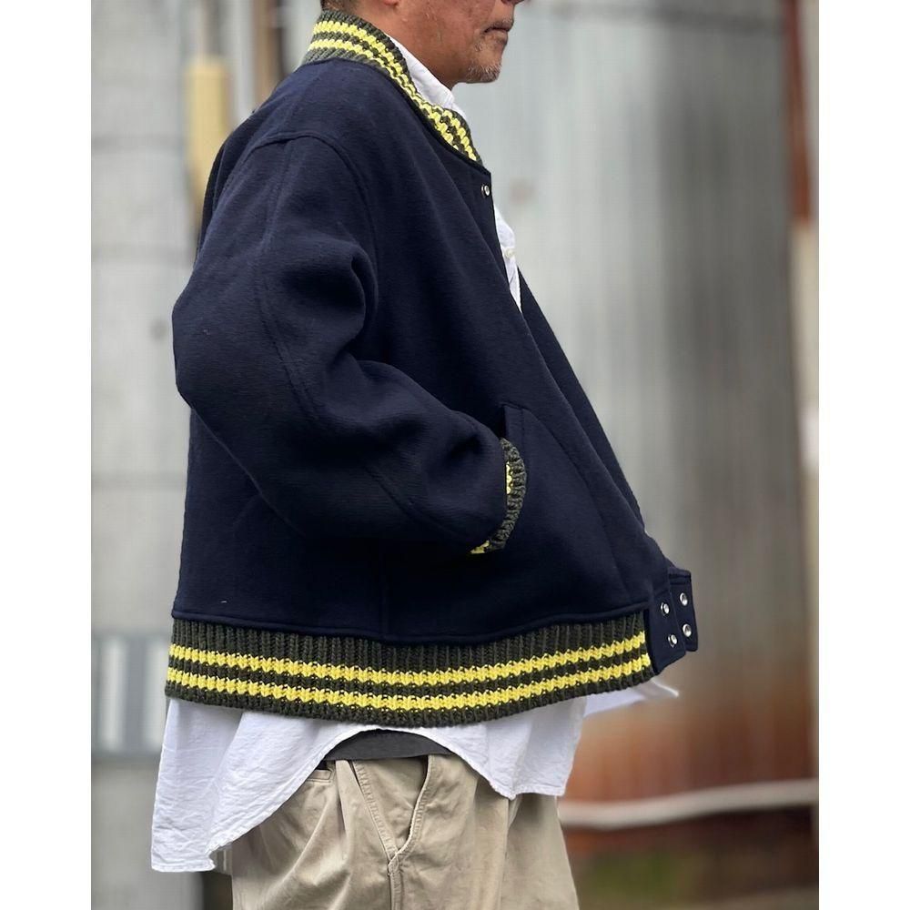BOWWOW「ST. MACLAREN UNIV. VARSITY JACKET AGED - メルトン
