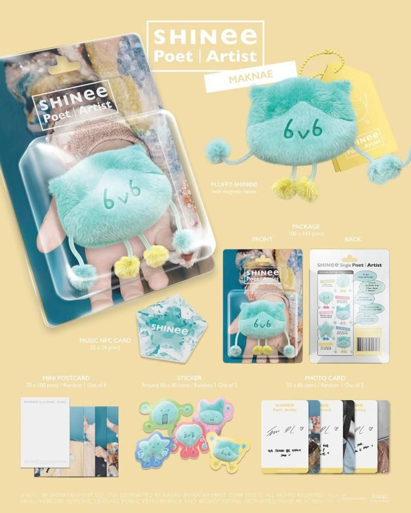 SHINee シャイニー Poet | Artist / Single Album (Maknae Ver.) TAMIN