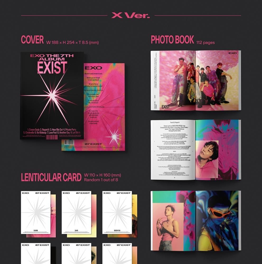 EXO エクソ EXIST / 7TH FULL ALBUM (Photo Book Ver.)