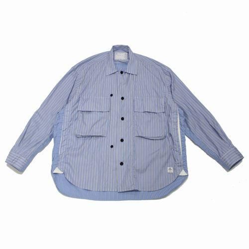 sacai サカイ 23SS Thomas Mason Cotton Poplin L S Shirt ストライプ