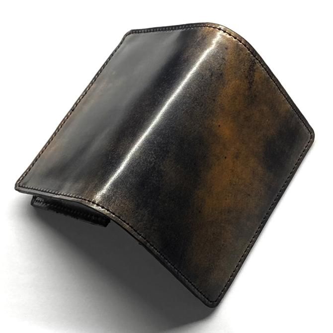 名刺入れ 名刺ケース 通しマチ型 メンズ レディース コードバン 馬革