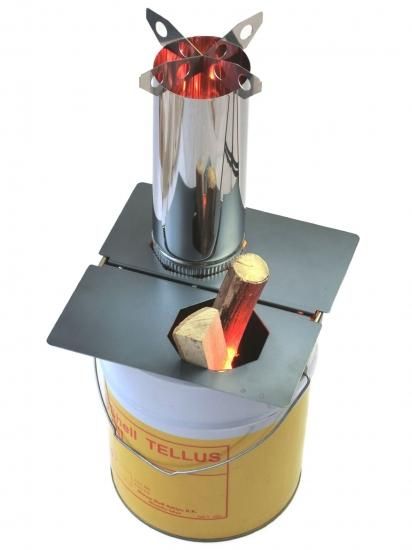 ロケット焚火缶 - 遊火人キンタ作者の店 | LIFTOFFロケットストーブ工房