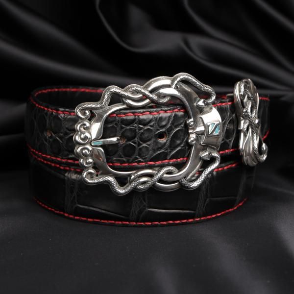 クロコダイルベルト リアンセルペント ラデン 925シルバー