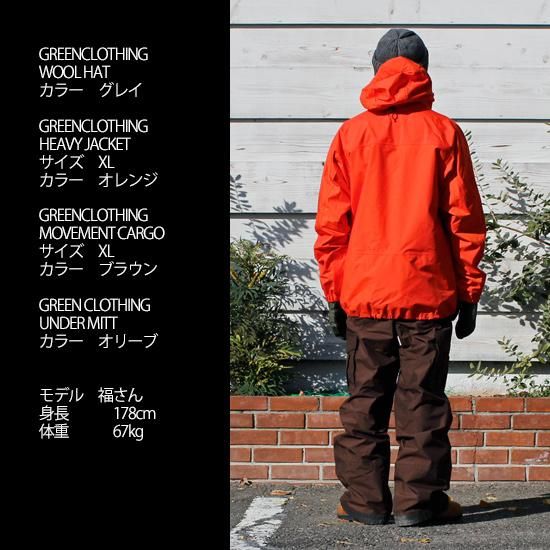 GREENCLOTHING グリーンクロージング】HEAVY JACKET (ブラック)(ヘビー