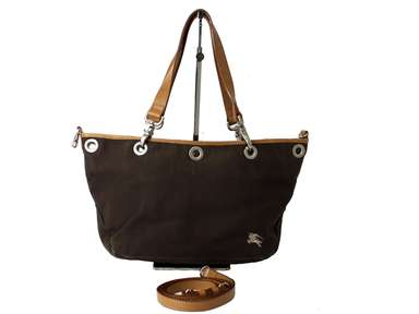 BURBERRY LONDON BLUE LABEL Two Way Crossbody Bag Shoulder Bag Hand