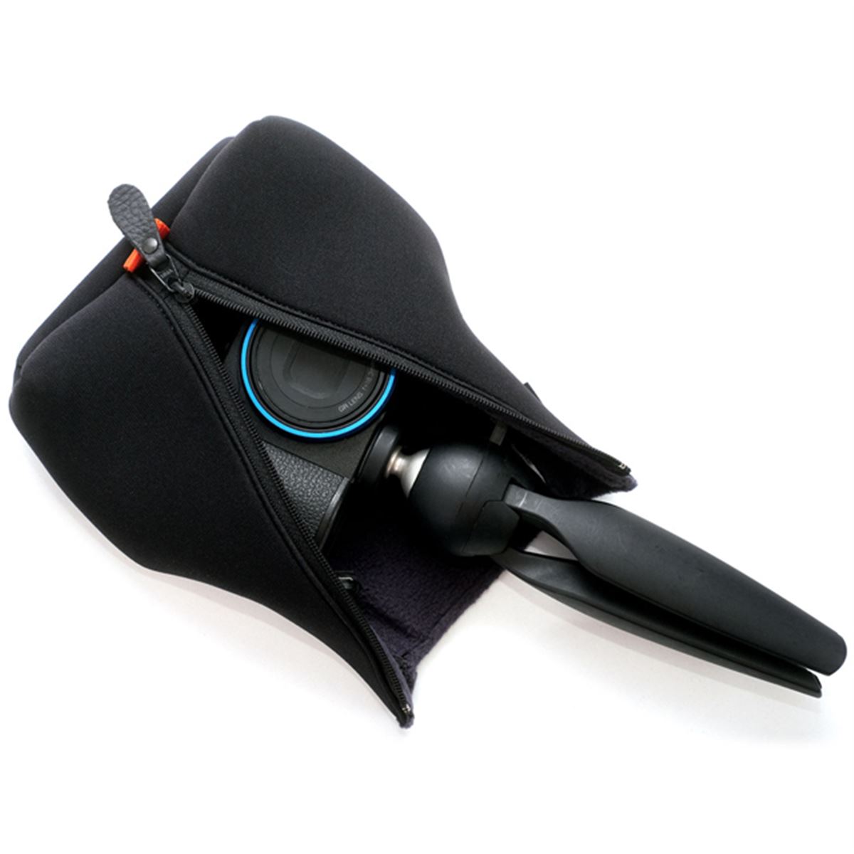 シューティンググリップ付きで収納できる「VLOGCAM ZV-1」向けカメラ