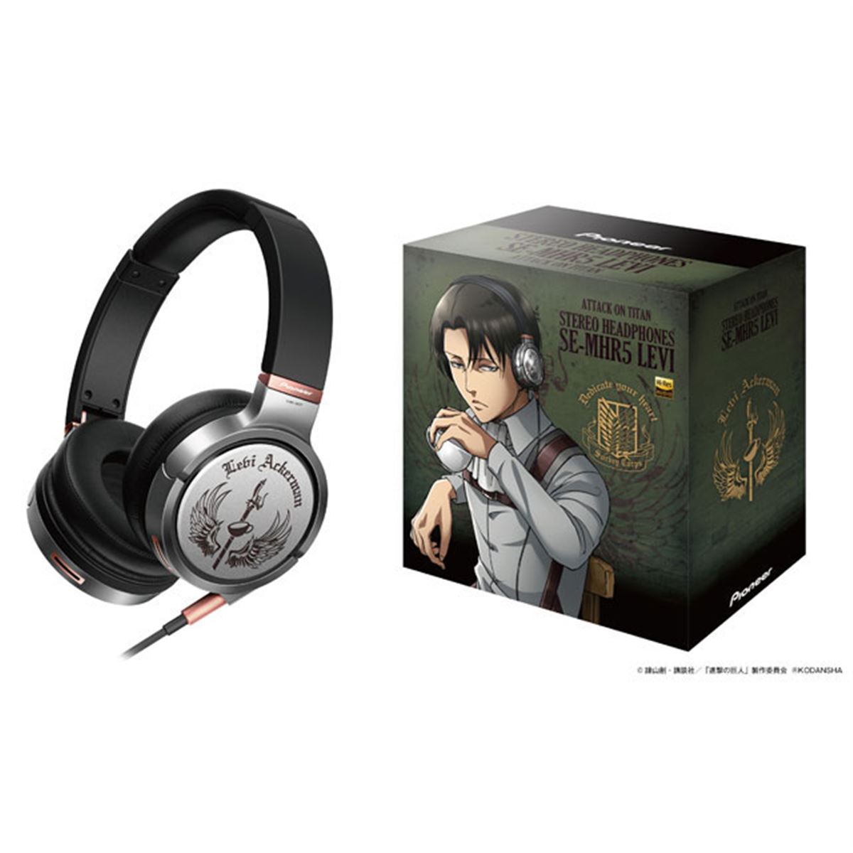 オンキヨー、アニメ「進撃の巨人」コラボのハイレゾヘッドホンを1/24
