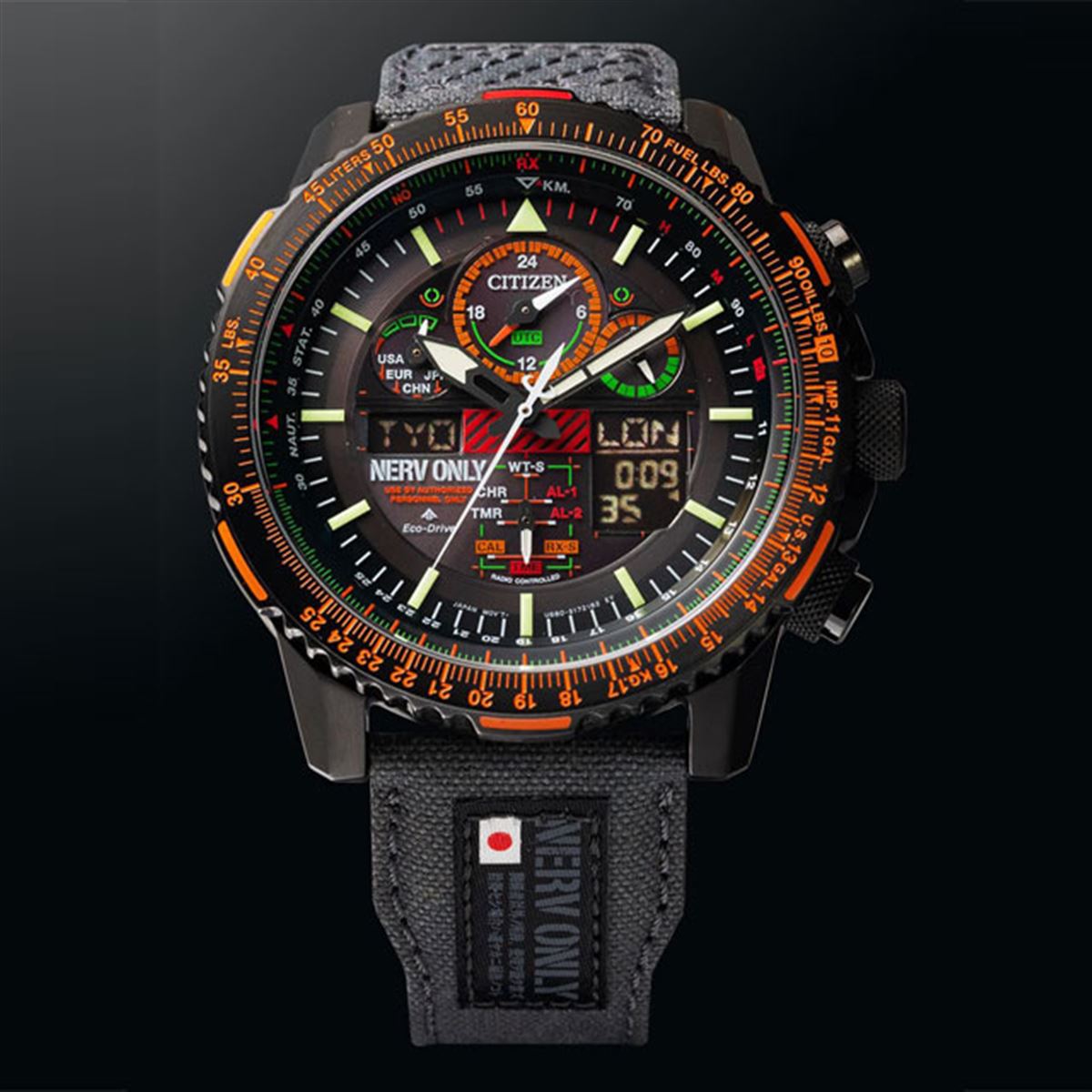 ソニー×エヴァ、NERV本部パイロット専用スマートウォッチをイメージ