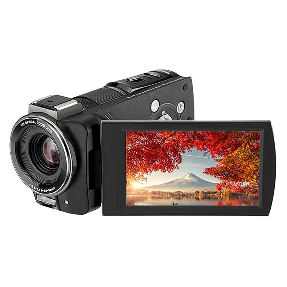 KEIYO、44,800円で光学12倍ズームの4Kビデオカメラ「AN-S101」 - 価格.com