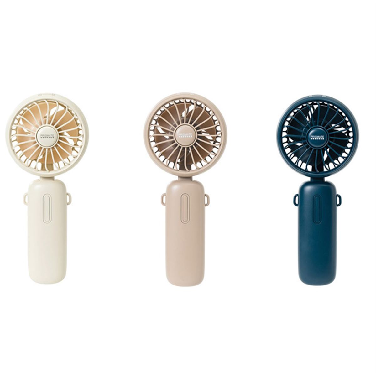 手持ち/卓上/アロマの3WAYで使えるポータブル扇風機「PR-F081」が本日3