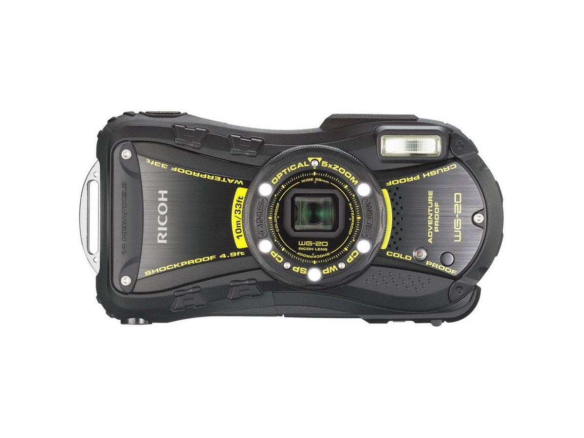 リコー、防水・耐衝撃・耐寒性を備えたコンパクトデジカメ「WG-20