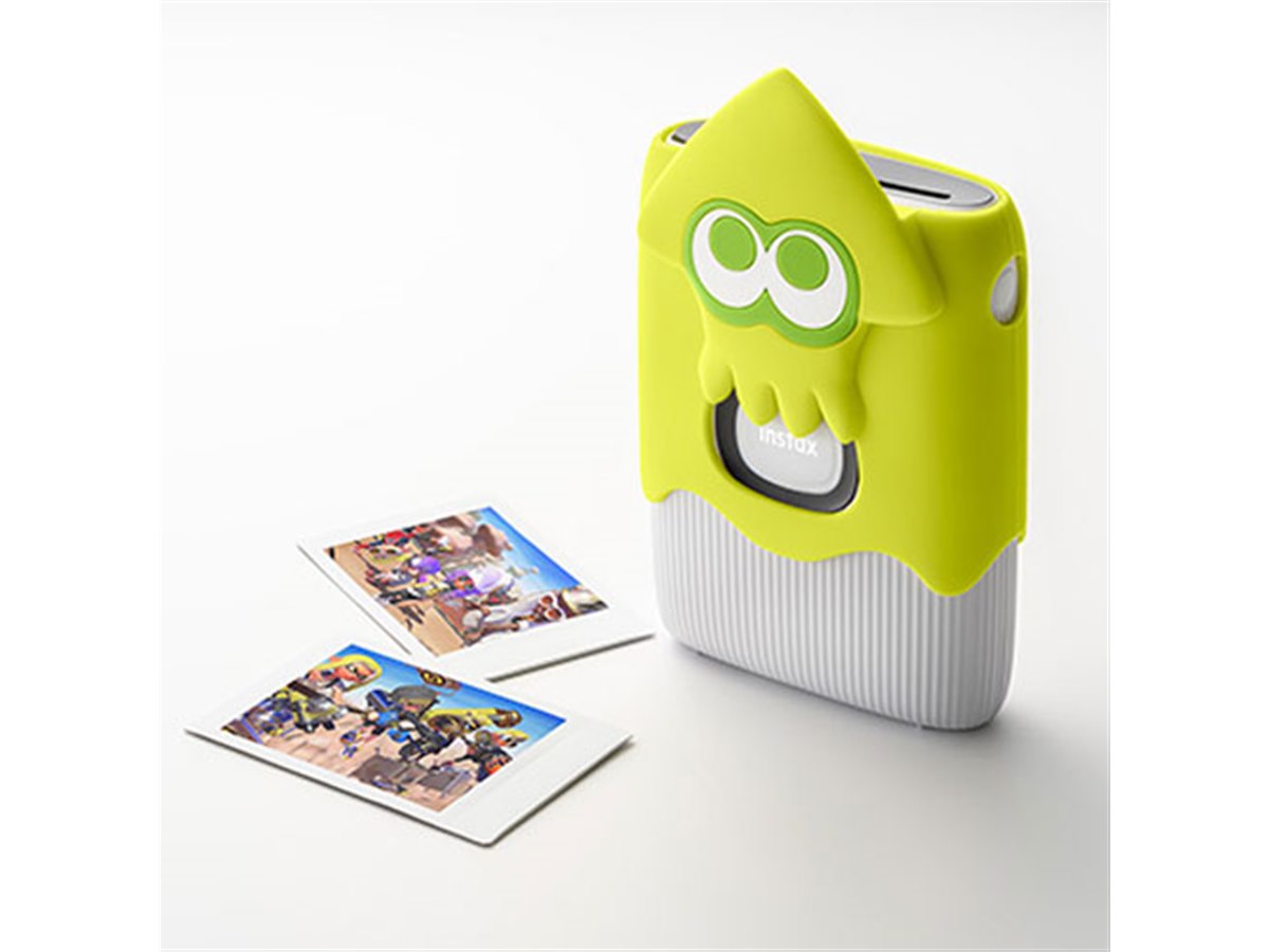 富士フイルム、“チェキ”スマホプリンターに「スプラ3」ケース付属の