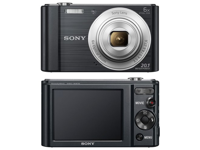 ソニー、2010万画素CCDセンサーを搭載したエントリーデジカメ