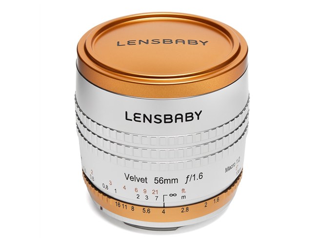Lensbaby、マニュアルレンズ「Velvet 56」に木箱入り限定カラーモデル