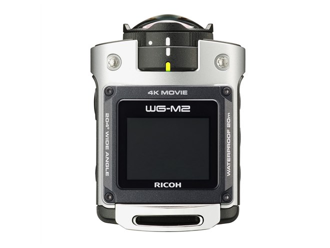 リコー、超広角204度で4K動画対応のアクションカメラ「RICOH WG-M2