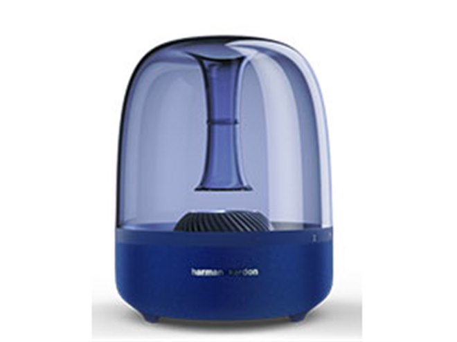 harman/kardon、スケルトンボディのBTスピーカー「AURA STUDIO」新色