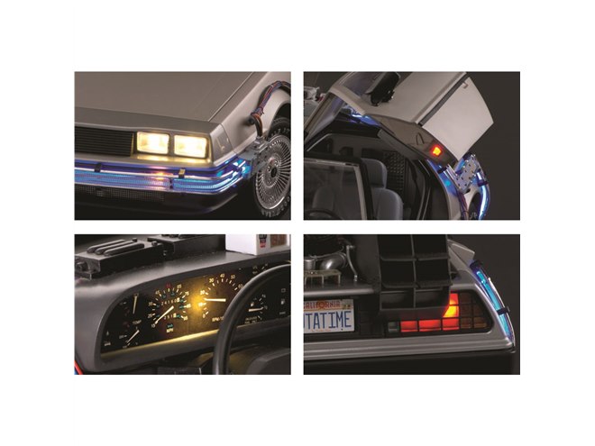 全130号の週刊「バック・トゥ・ザ・フューチャー デロリアン」1/8