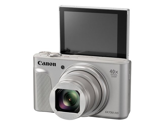 キヤノン、自分撮りに対応した光学40倍デジカメ「PowerShot SX730 HS