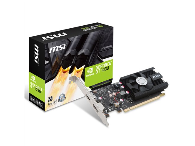 MSI、消費電力30Wの「GeForce GT 1030」搭載OCカード - 価格.com