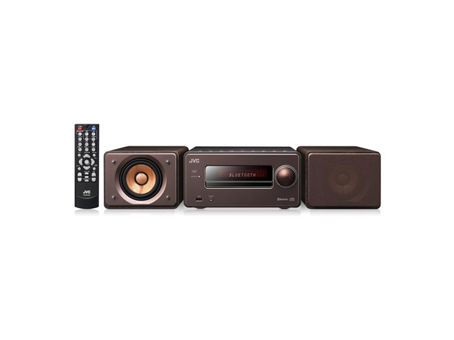 JVC、FLAC/WAV再生対応のロースタイル“ウッドコーン”コンポ「EX-S55