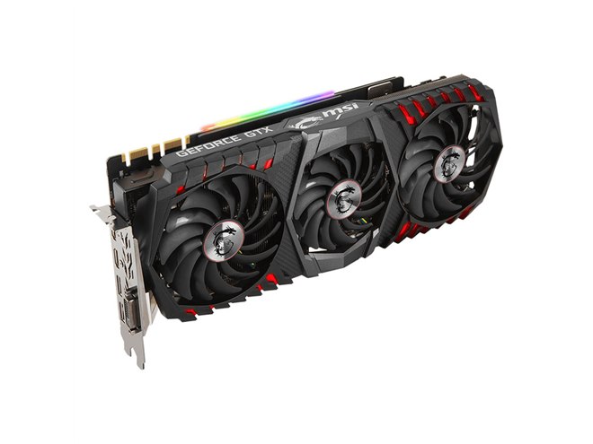 MSI、オーバークロック仕様の「GeForce GTX 1080 Ti GAMING X TRIO