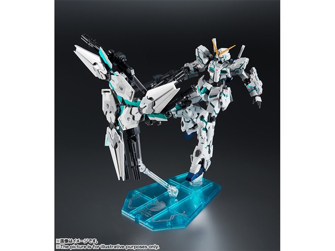 ユニコーンガンダム、彩色・マーキングなど追加したROBOT魂フィギュア