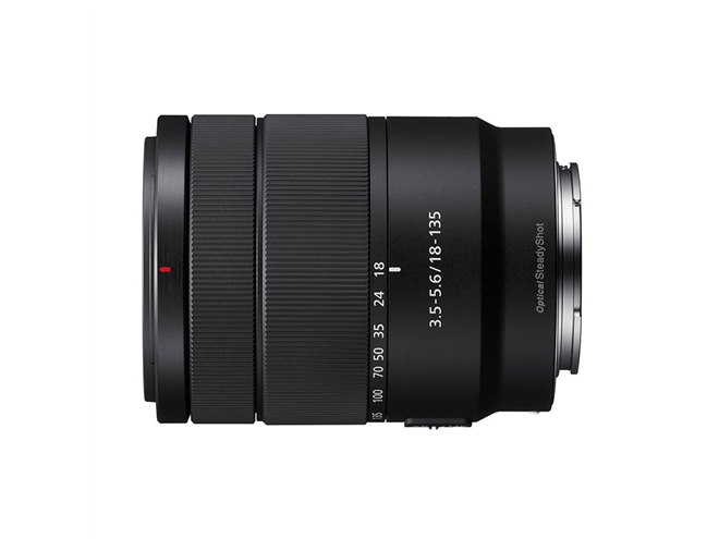 ソニー、7.5倍の高倍率ズームレンズ「E 18-135mm F3.5-5.6 OSS