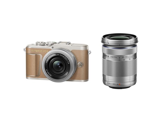 オリンパス、シンプルで上質なデザインの小型ミラーレス「PEN E-PL9