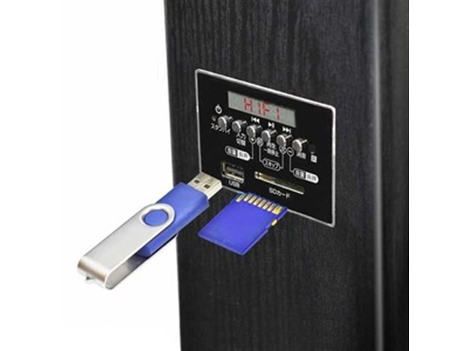 クマザキエイム、最大120W出力のアンプ内蔵タワースピーカー「VABEL