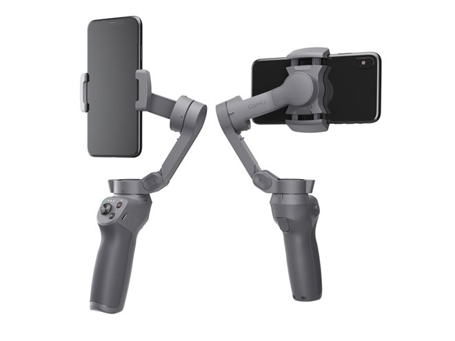 DJI、折りたたみ式設計のスマホ用スタビライザー「Osmo Mobile 3