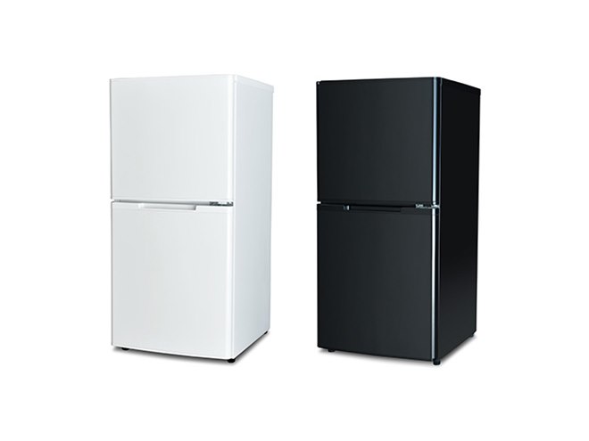 A-Stage、電子レンジも置ける耐熱性天板付き123L冷凍冷蔵庫「RZ-123