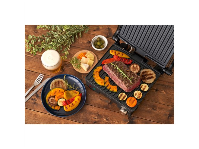 ドウシシャ、厚切り肉の“挟み焼き”ができる「プレスグリルメーカー HPU