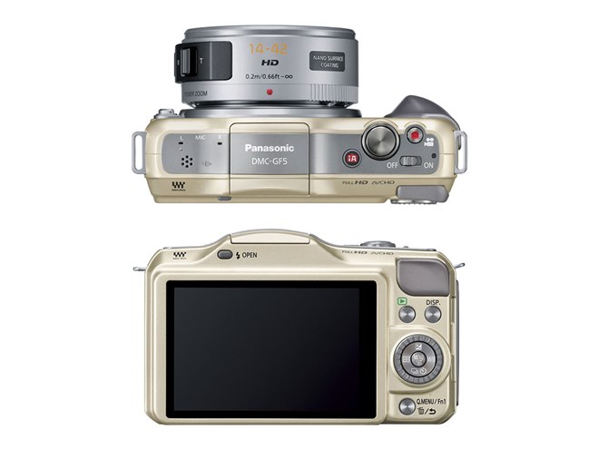 パナソニック、高精細液晶を採用したミラーレス一眼「GF5」 - 価格.com