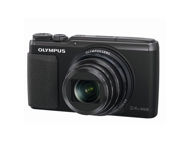 オリンパス、5軸で動画の手ブレを補正する光学24倍ズーム「STYLUS SH