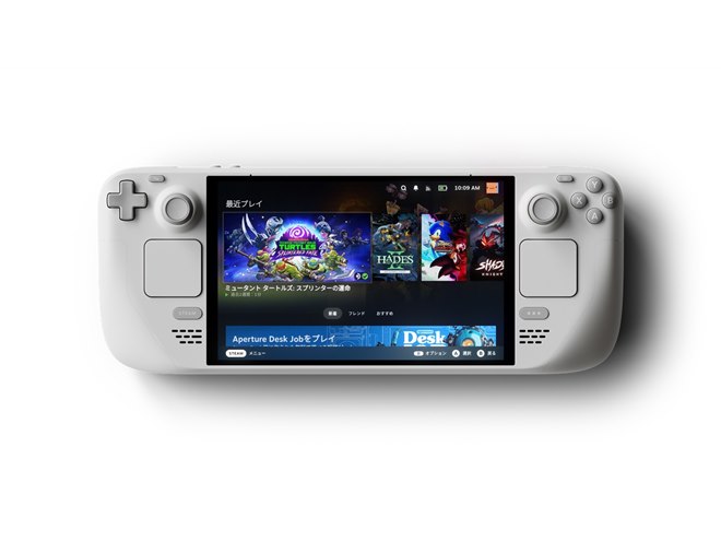 7.4型OLEDポータブルゲーミングPC「Steam Deck OLED」に限定版ホワイト