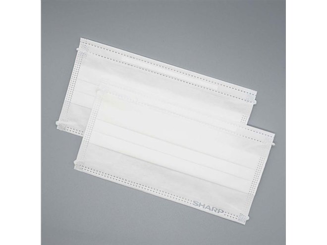 シャープ、50枚入りマスクを税別2,980円で個人向けに4/21販売開始