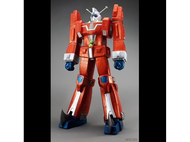 伝説巨神イデオン」全高約73cmソフビフィギュアに40周年メタリックVer