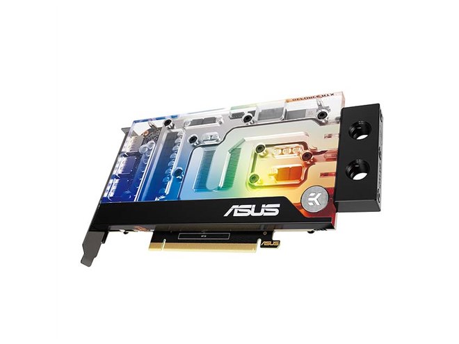 ASUS、EK Water Blocksとコラボしたフル水冷用ビデオカード - 価格.com