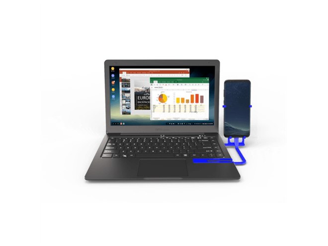 Style、対応スマホを接続してノートPCのように使える「Mirabook