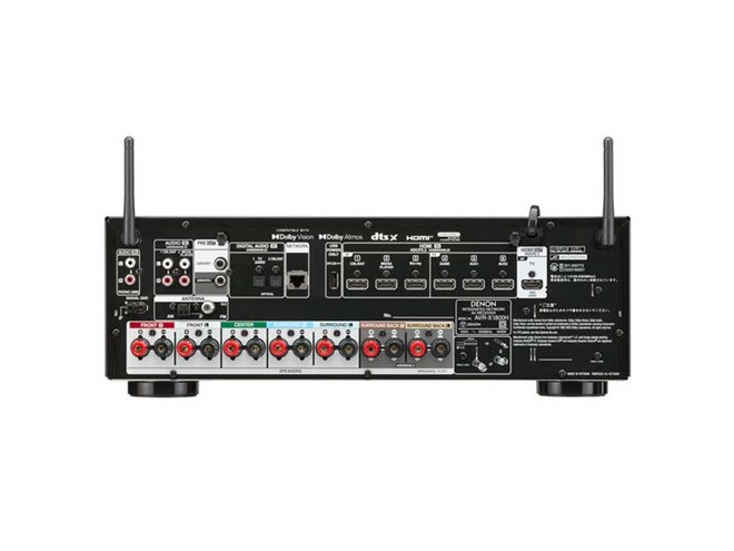 デノン、7.2ch AVアンプ「AVR-X1800H」を10月上旬から110,000円で発売