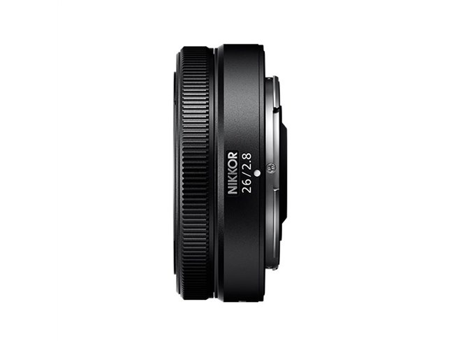 ニコン、重さ約125gのパンケーキレンズ「NIKKOR Z 26mm f/2.8」を本日3