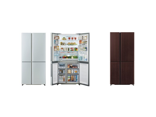 アクア、「ツインLED野菜ルーム」搭載で奥行き635mmの冷凍冷蔵庫4機種